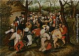 Pieter the Younger Brueghel The Wedding Dance painting